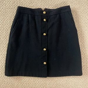 LOFT Wooly Button Pocket Skirt
